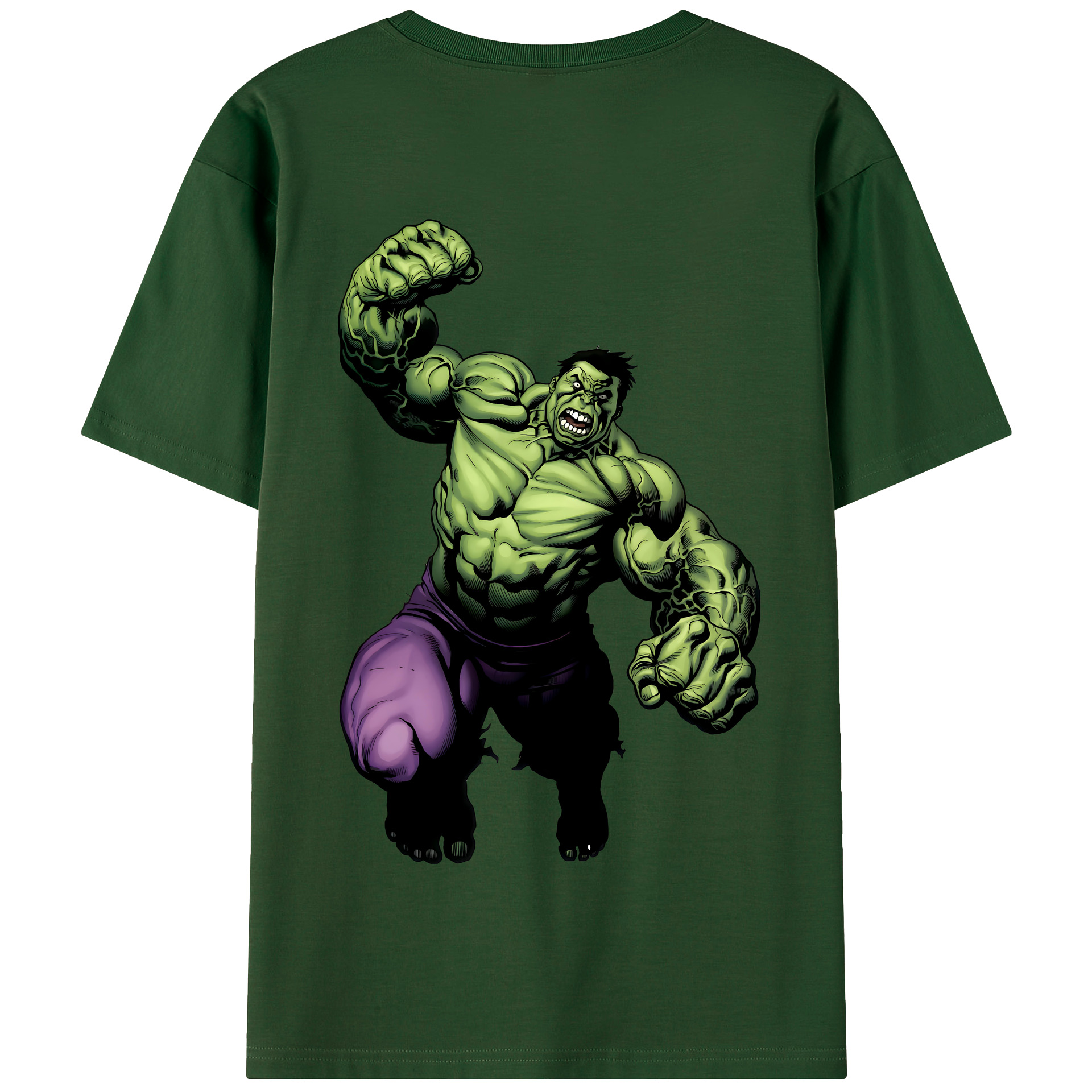 （画像用） アベンジャーズ The Avengers 綿100％半袖Tシャツ（背面プリント）
